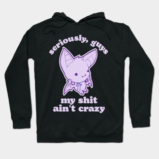 Seriously, Guys My Shit Ain't Crazy Hoodie